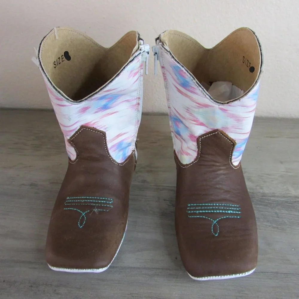 Tin Haul infant Mini Colt New To The Tribe Boots Aztec/New Tribe